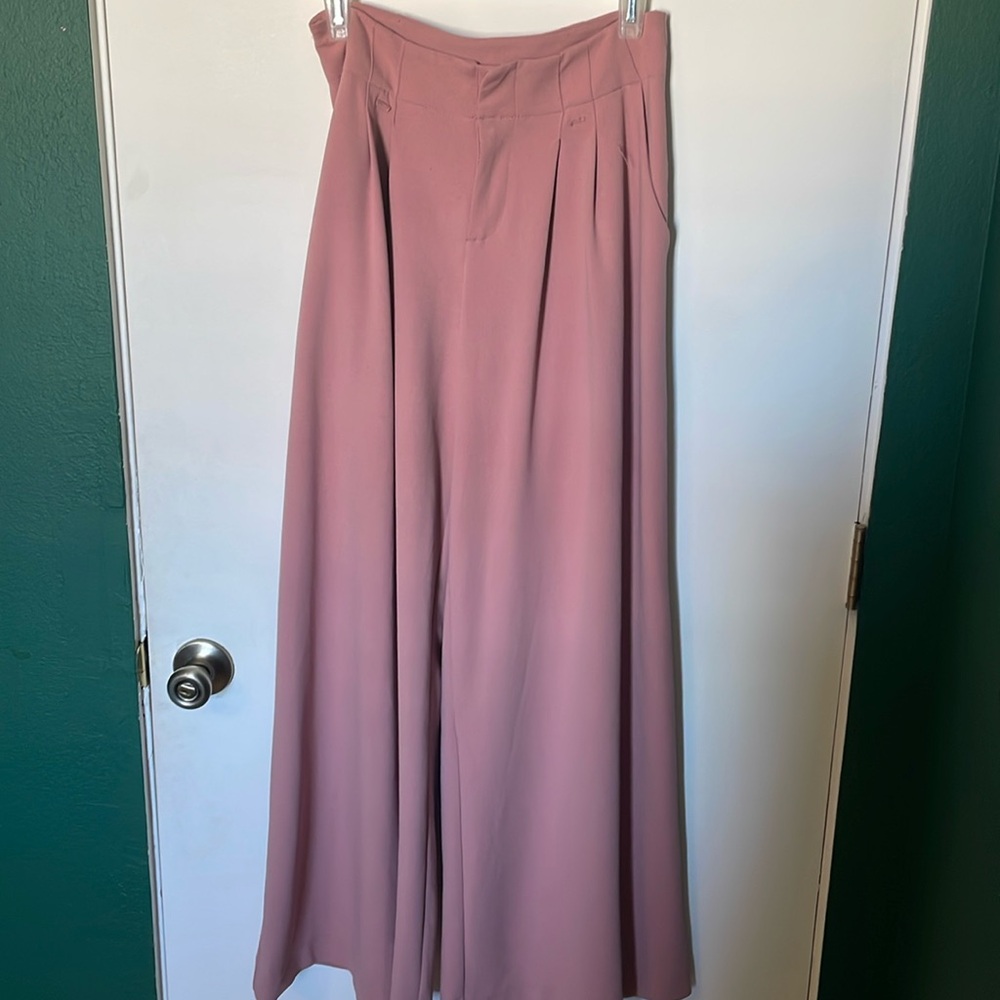 Bar III Wide Leg Stretch Dress Pants